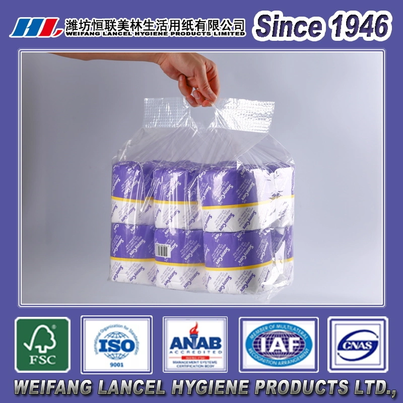 Factory Wholesale/Supplier 1ply Virgin Wood Pulp Roll Style Small Roll Toilet Tissue Core Paper From China