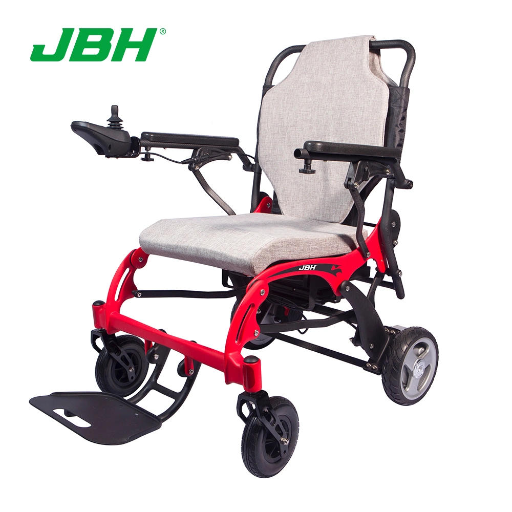 Ultralight Foldable Electric Wheelchair with Polymer Li-ion Battery 20ah, Power Wheelchair; for Elderly and Disabled People