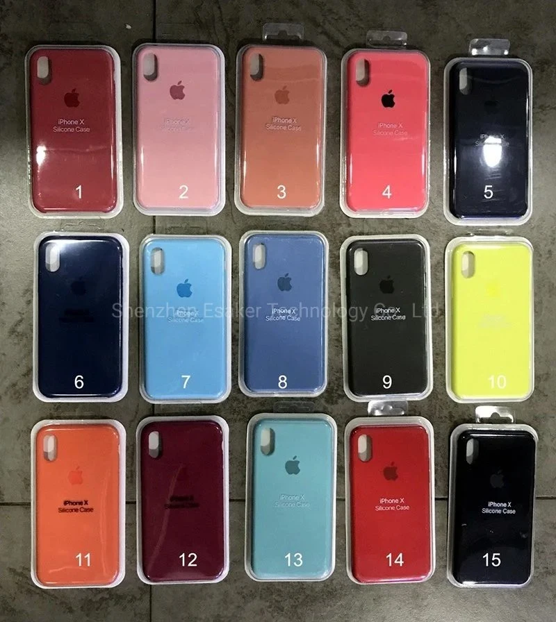 Accesorios de Telefonía Móvil Calidad Original precio de fábrica del teléfono de silicona para iPhone