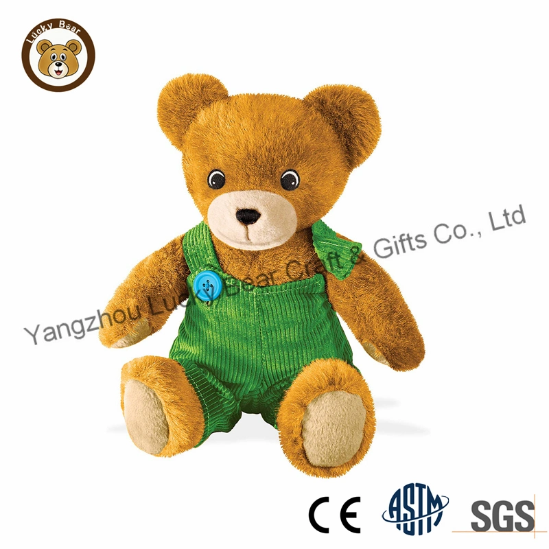 Custom Logo Teddy Bear Stuff Plush Toy Gift with Shirt