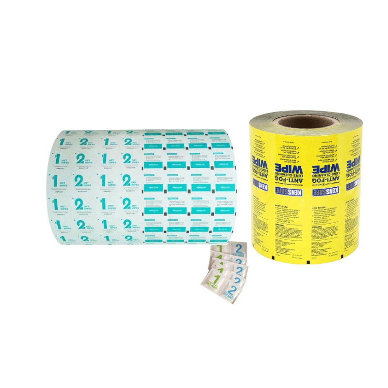 Lenses Wipe Paper Packaging Film Aluminum Foil Roll