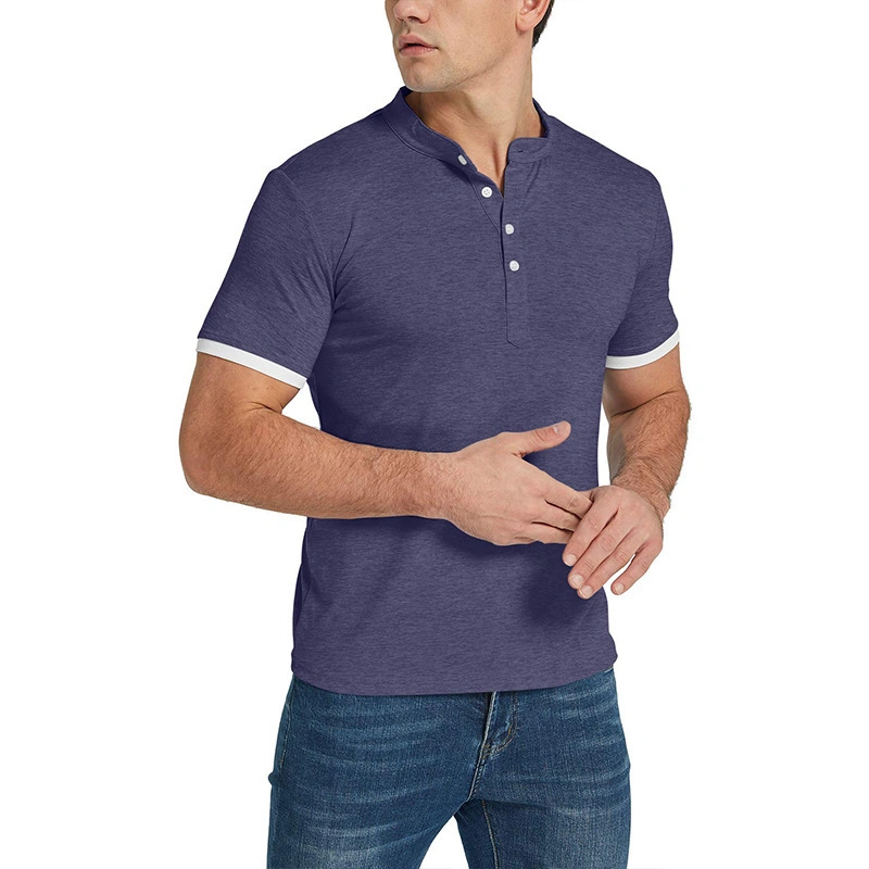 2023 Summer Men&prime; S Short-Sleeved Polo with Collar Polo Shirt