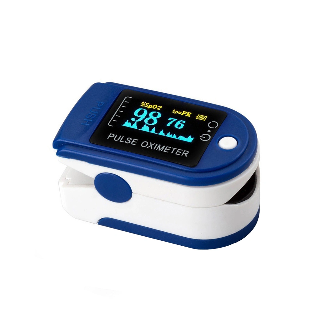 Oxímetro de pulso Hot Sales Handheld Clip OLED Smart Oxymeter Adult jumper LED Display Digital Blood Oxygen oxímetro Electric Oximeters de diagnóstico