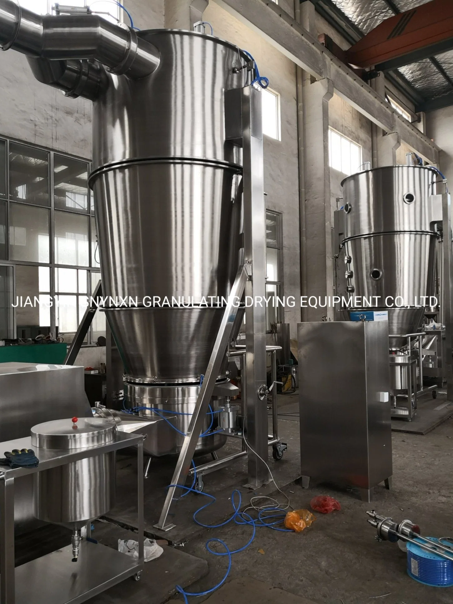 Fully-Automated Vibrating Fluid Bed Dryer Fluid Bed Drying Equipment for Pharmaceutical Powder