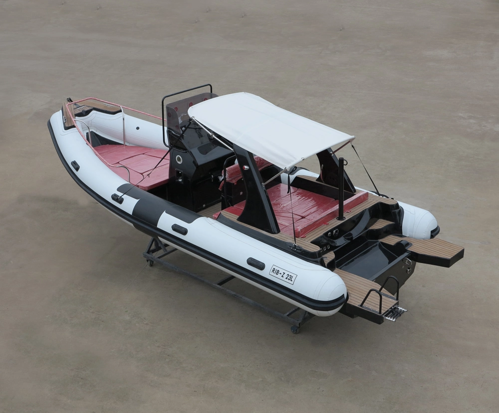 Aqualand 23feet 7m Speed Motor Leisure Dive Rigid Inflatable Fishing Rib Pleasure Diving Boat (RIB700L)