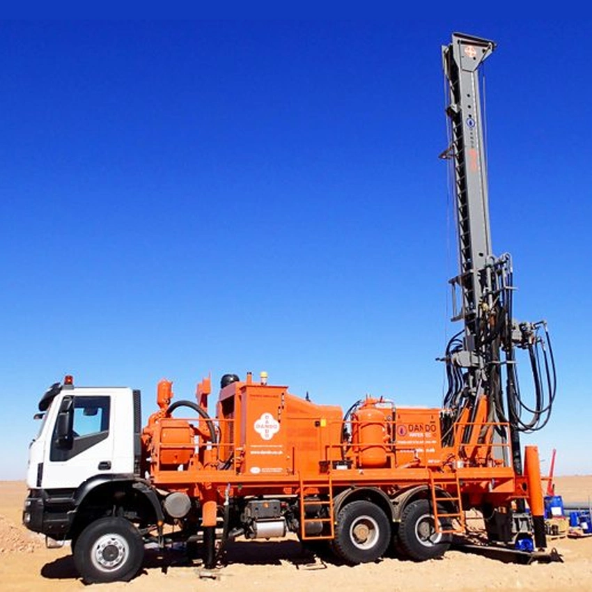 Durable High Strength 600 Meters Depth Water Well Truck Mount Borehole Drilling Rig