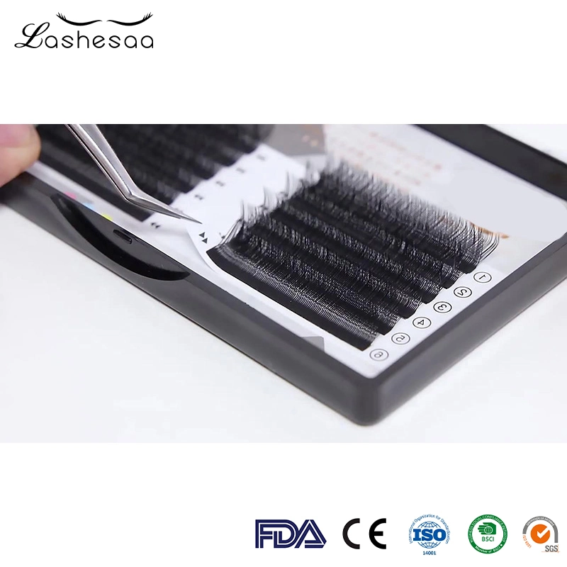 Mengfan China Bling Eyelash Manufacturing Korea Synthetic Hair Wholesale V Flat Eyelash Extensions Private Label V Shape Lash Extensions V Eyelash Extensions