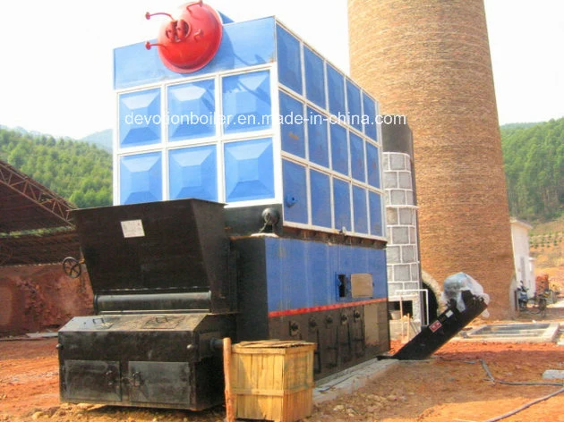 Fuel Biomass Pellet/Coal/Wood Chips 5600kw Hot Water Boiler