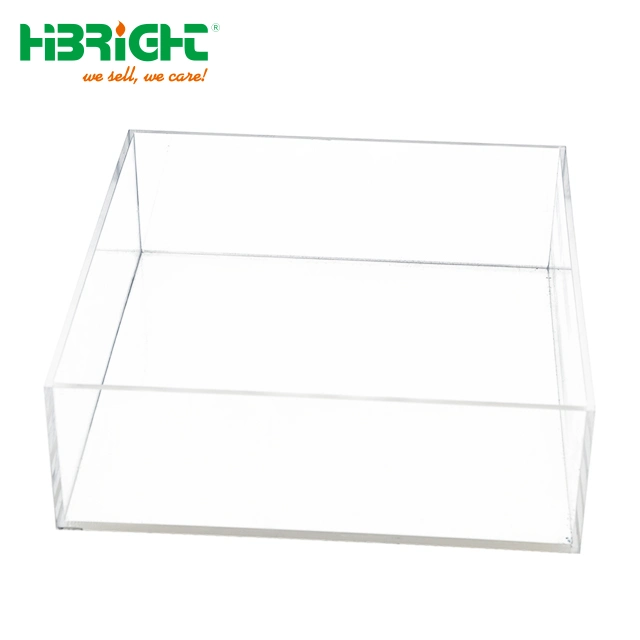 Boutique Transparent Acrylic Small Cosmetic Tabletop Display Box