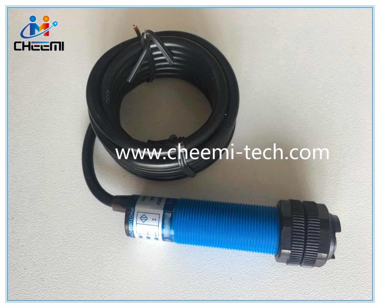 M18 Photoelectric Switch Thru-Beam Sensor with Plastic Housing PNP No/Nc