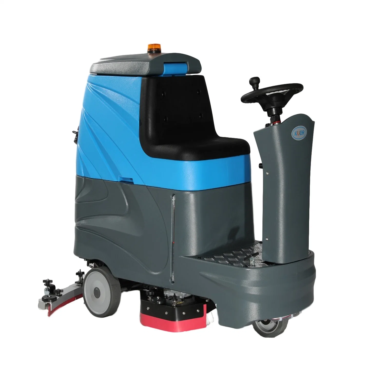 Kr-Xj100SD Ride on Dual Disc Floor Cleaning Machine Battery Operated Floor Scrubber for Property Management