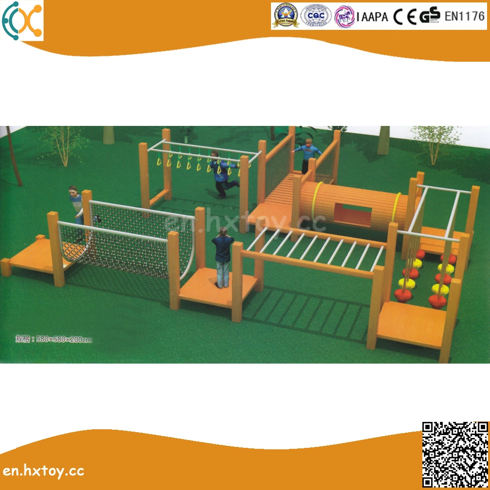 Garden Fitness Kindergarten Wooden Climbing Frame Swing Bridge Drilling Hole Crawling Children Large Physical Training Outdoor Combination Toy