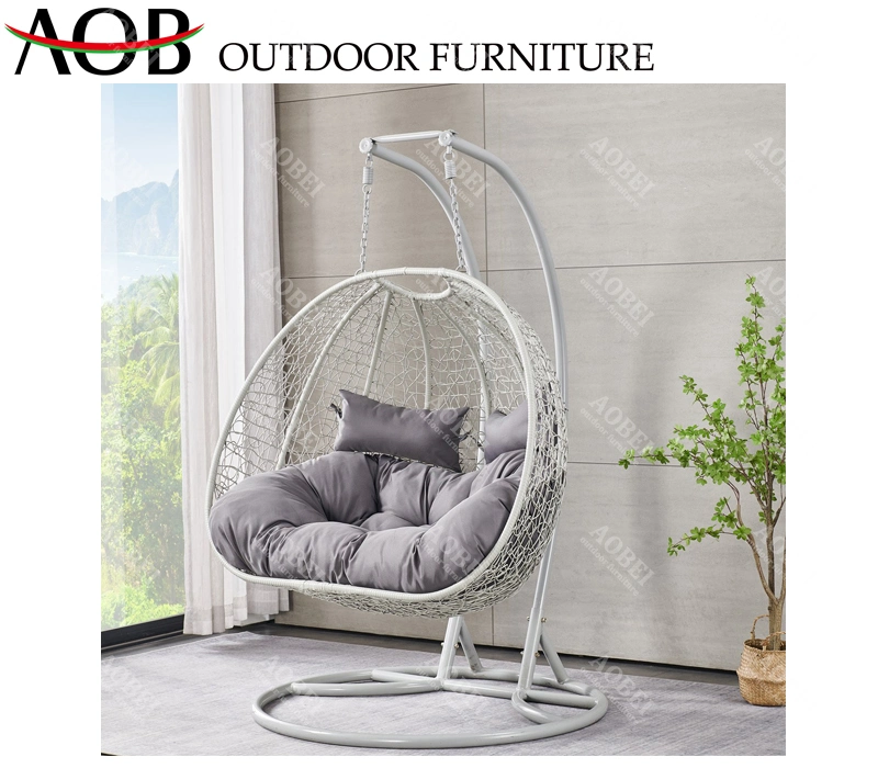 Modern Customized Garden Outdoor Patio Home Resort Furniture Aluminum Hanging Swing Chair