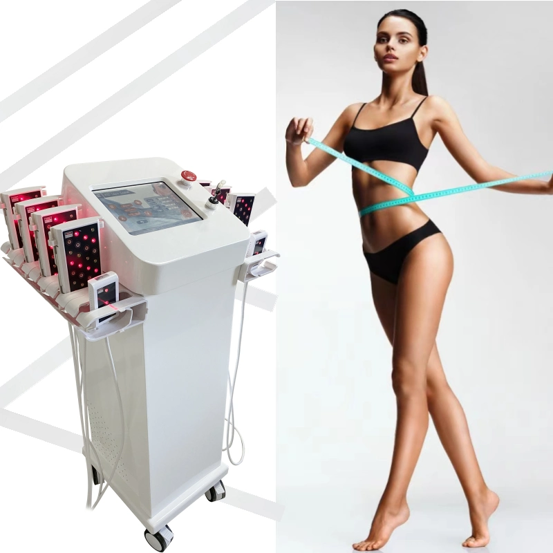 Vertical 5D Lipo Laser Fat Cell Reduction Body Slimming 210MW Smart Weight Loss Machine