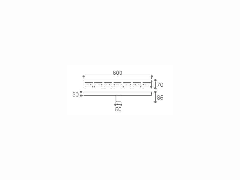 Customized 304 Stainless Steel Linear Long Floor Shower Drain