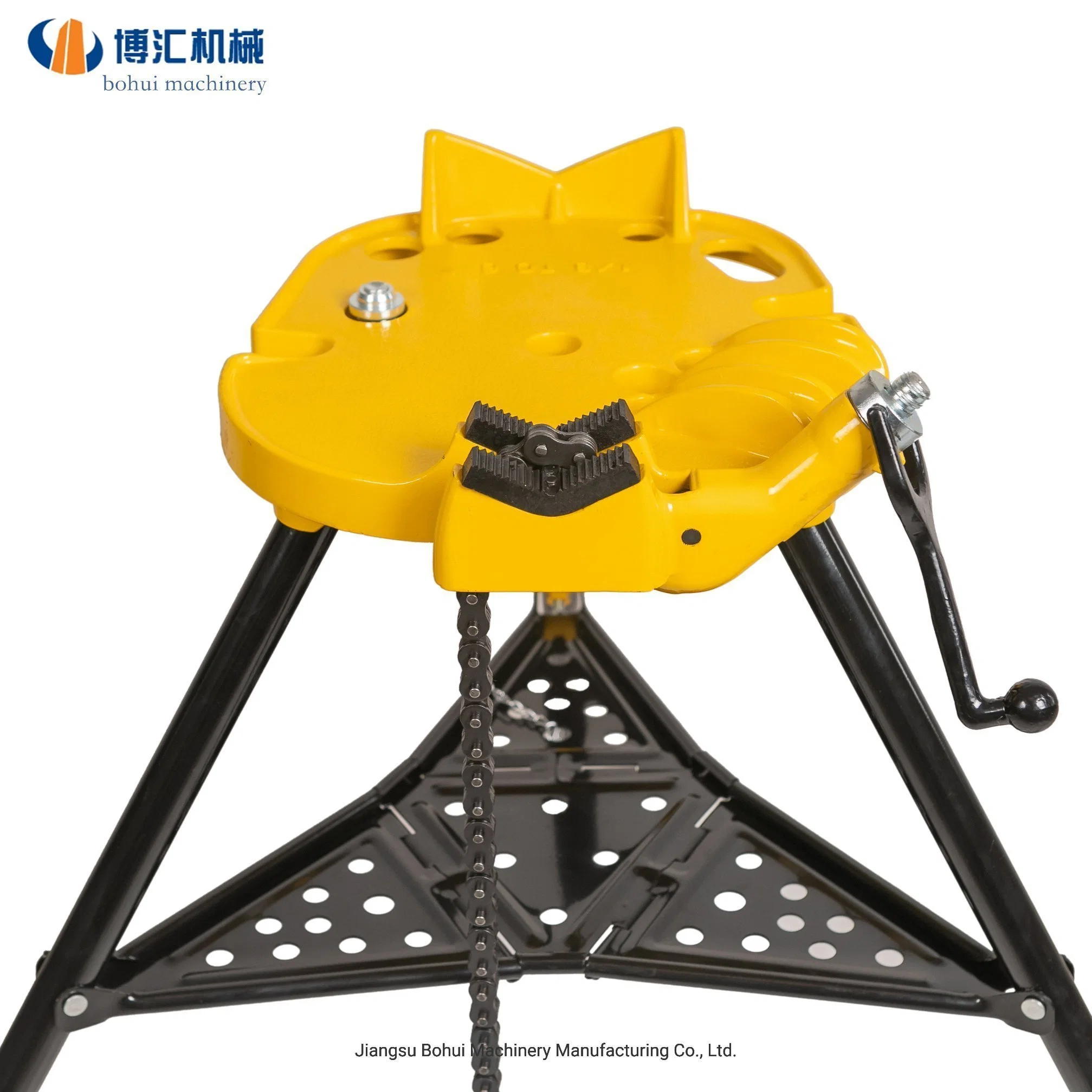 China Tri-Stand Pipe Support Vise Tripod Support Frame up to 6 Inch H401 Factory Price OEM