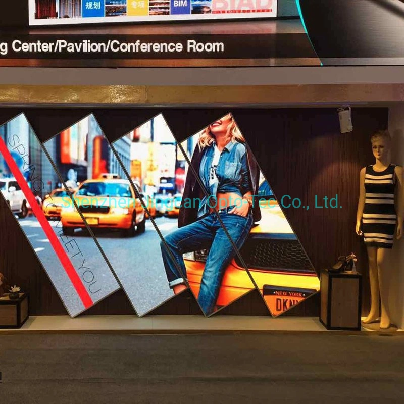 Removable 3mm Shopping Center Mobile Poster Media LED Display