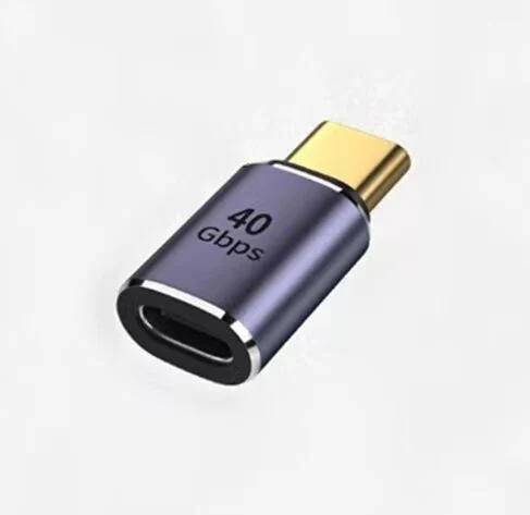 Adaptador USB 4 OTG de 40 gbps PD 240 W USB C 90 Ângulo