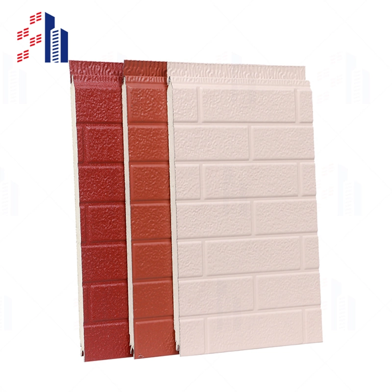 Factory Price Lightweight Fireeproof PU Sandwich Exterior Wall Panels Roof Outdoor Wall Panels