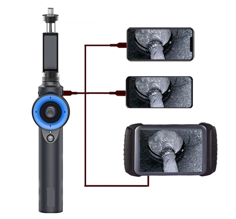 Inspection portable Videoscope avec une caméra USB pour le moteur de voiture de détection de repaire de 360 degrés de rotation du manche à balai