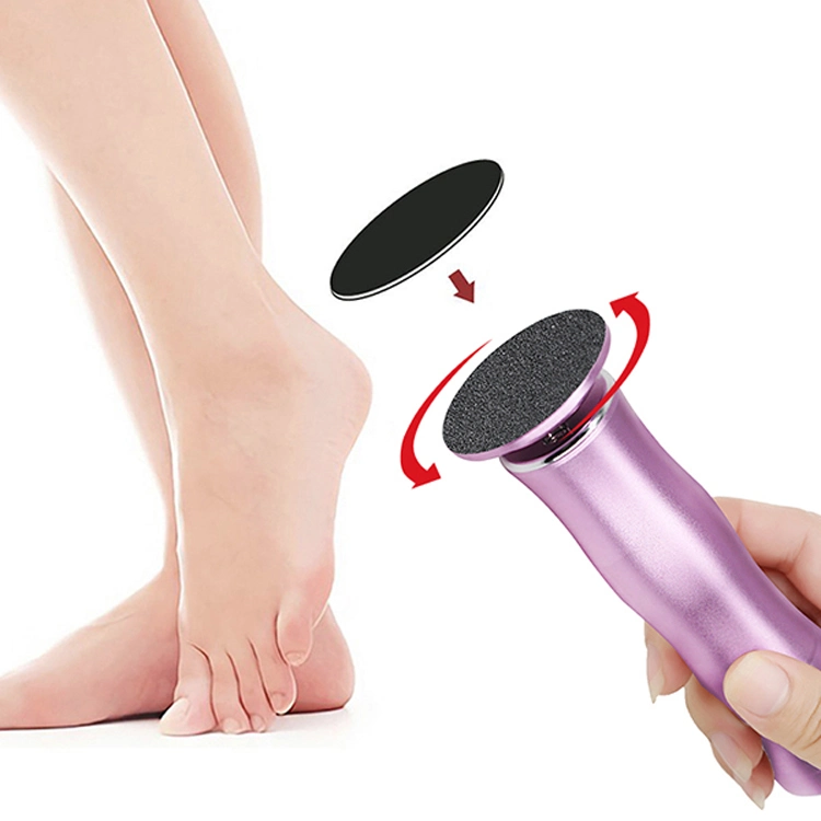 Pied portable et soins des ongles électriques rechargeables pied sec/mouillé des cals Remover