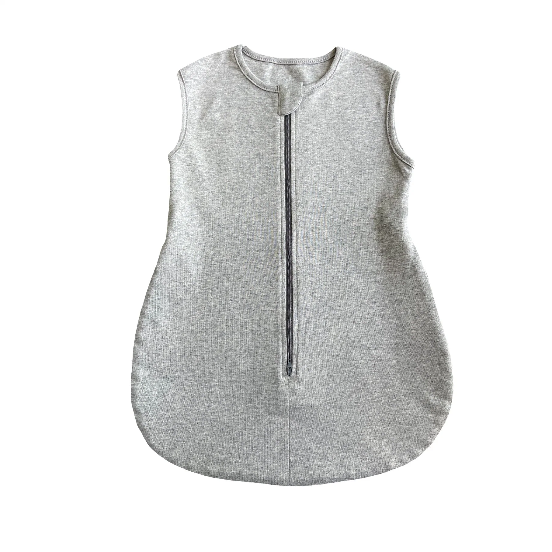 Fabricar saco para dormir sem mangas em tecido de algodão para bebé confortável e suave para a pele Saco de dormir