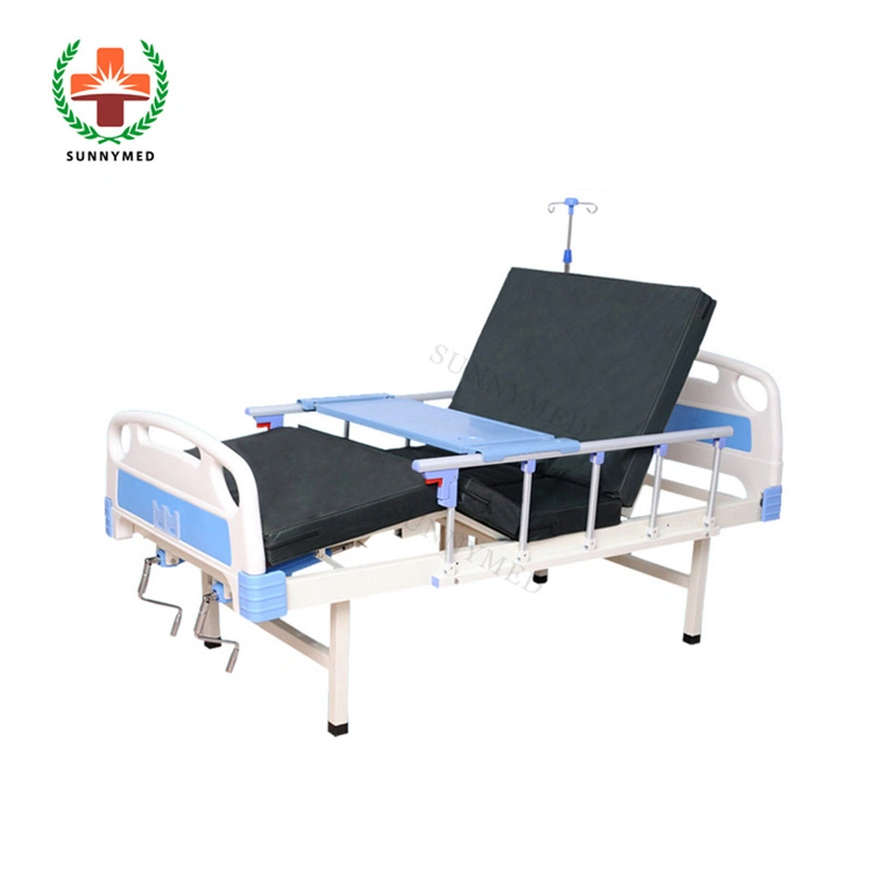 Sy-R009 2 Crank Hospital Nursing Care Bed Cheap Patient Bed