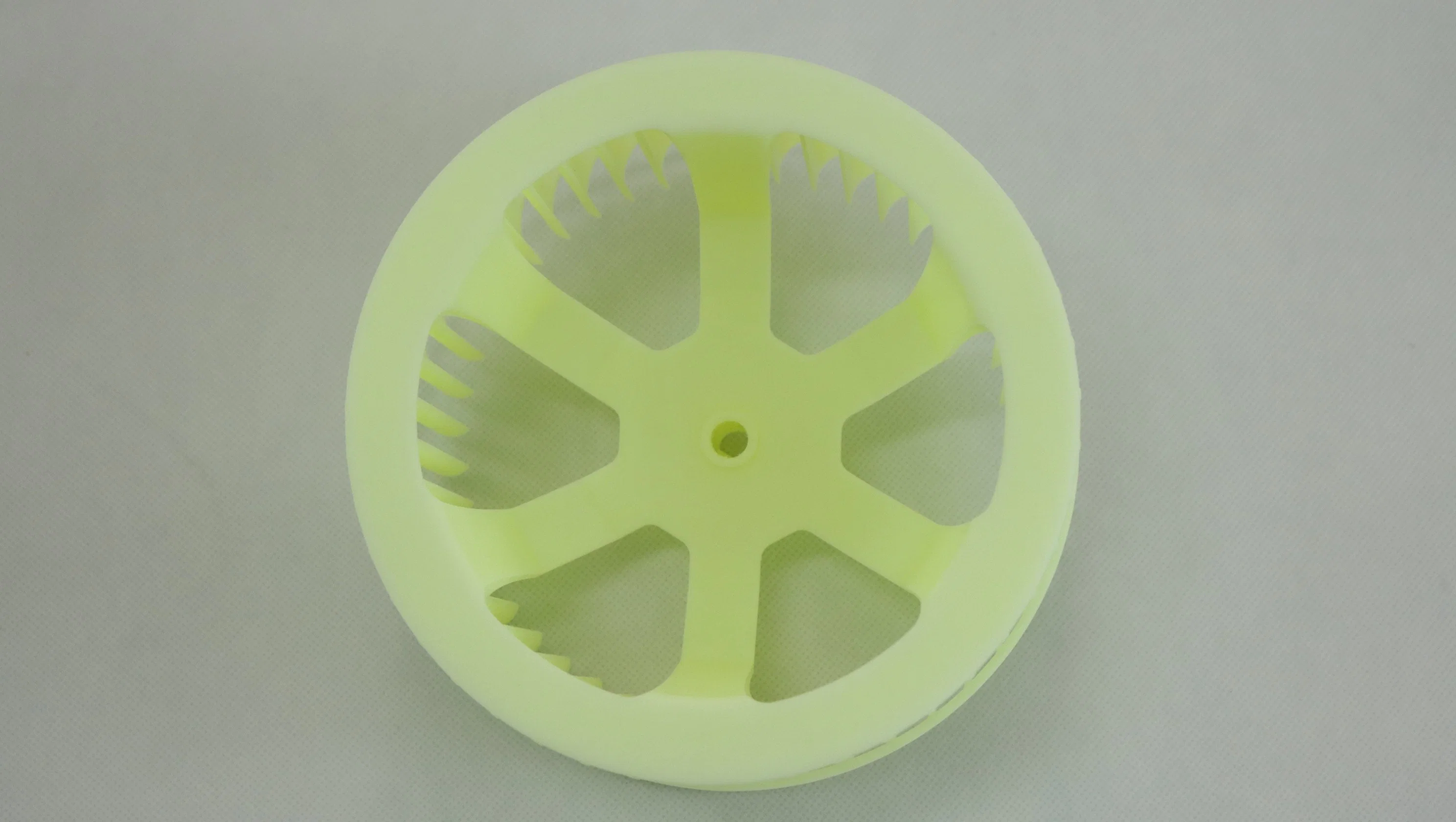 SLA Resin Yellow Green Exhaust Fan Leaf Shell Printing for Sale