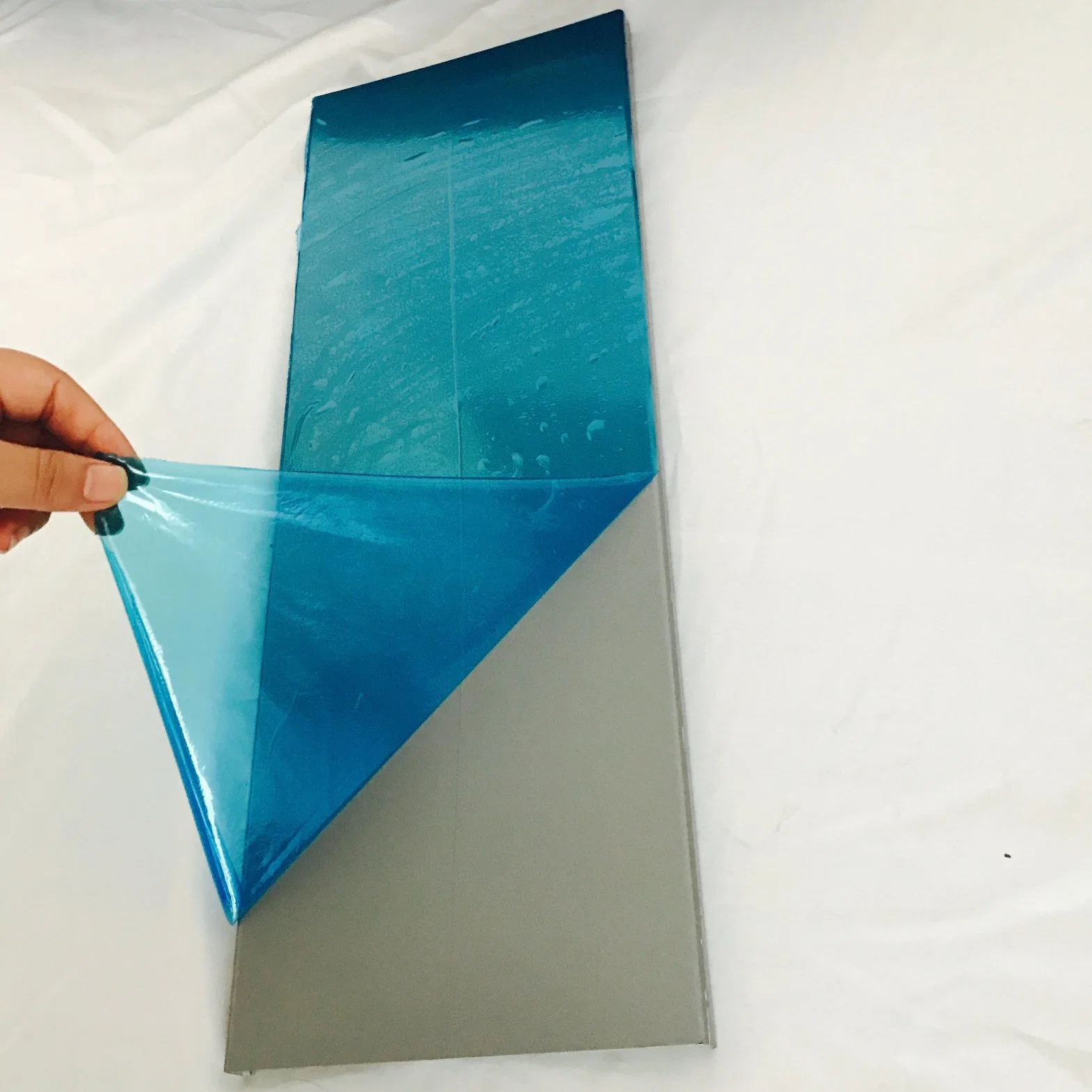 Wuxi PE azul temporal de la lámina protectora para la película protectora de perfil de extrusión de aluminio