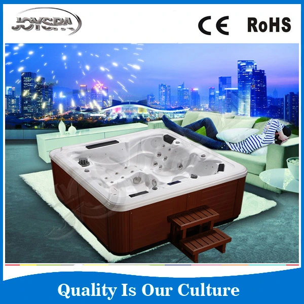 Jy8012 Acrylic Shell Outdoor SPA with Powerful Jets