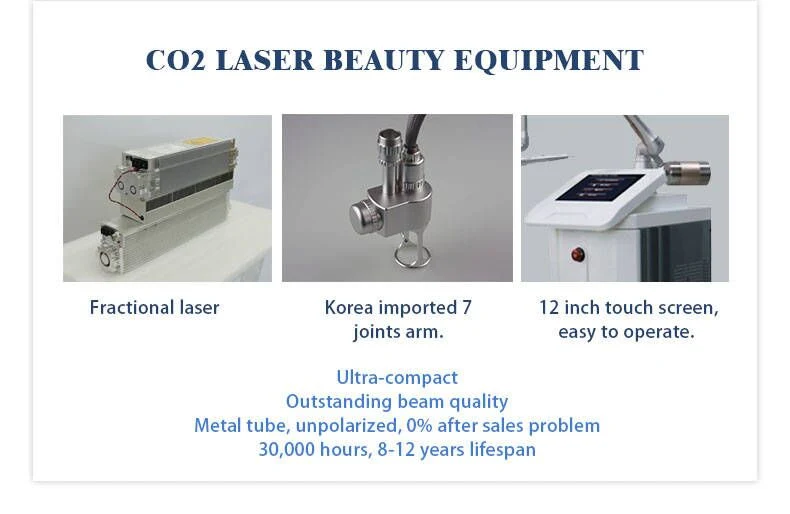 FDA Approved Fractional CO2 Laser for Skin Resurfacing Machine with USA RF Tube