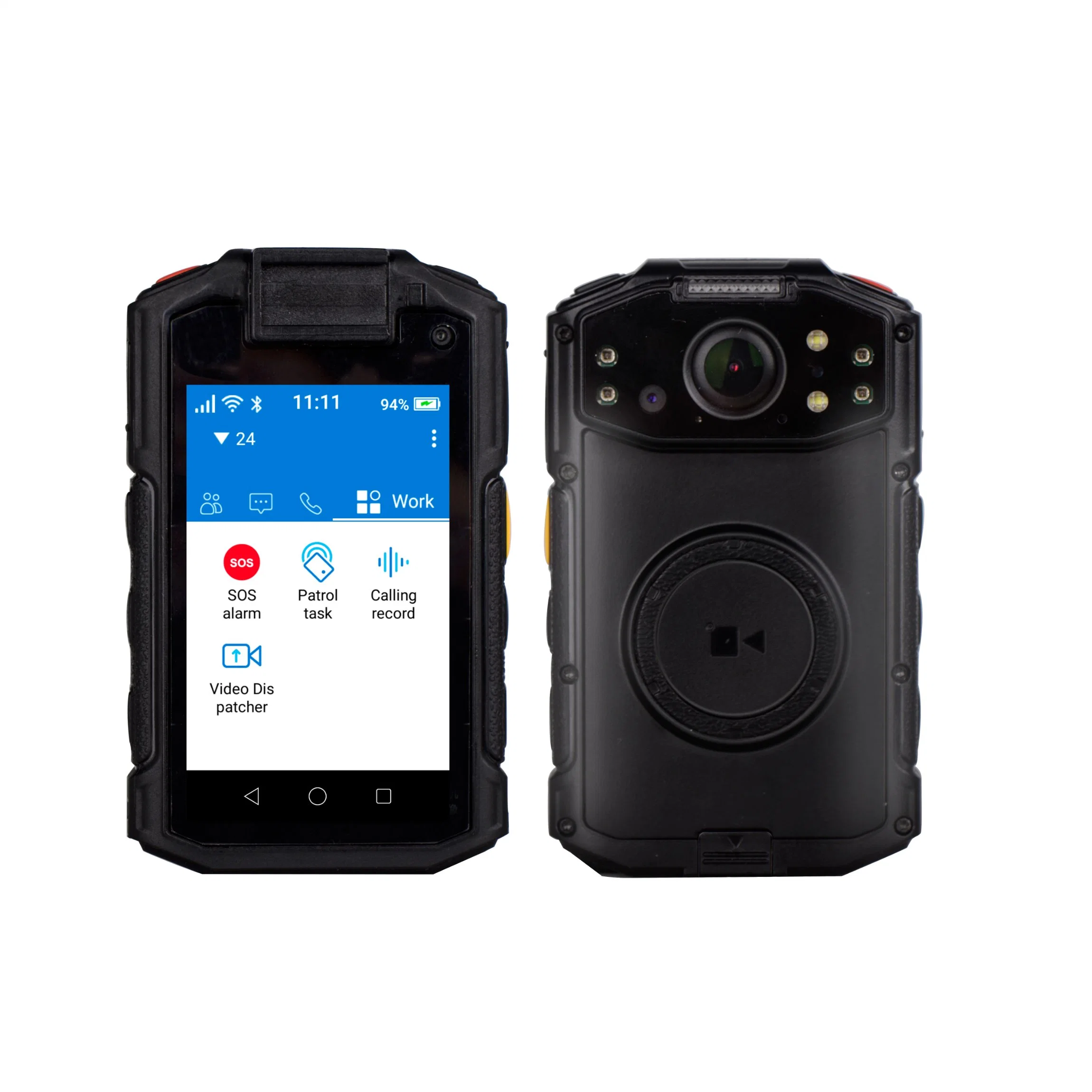 4G Online Body-Worn Video Cameras IP68 GPS Inrico I10 3200mAh Battery Long Time Working