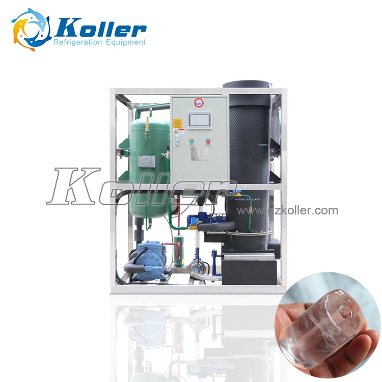 Stable Capacity Tube Ice Maker 1tons/Day (TV10) for Beverage Cooling