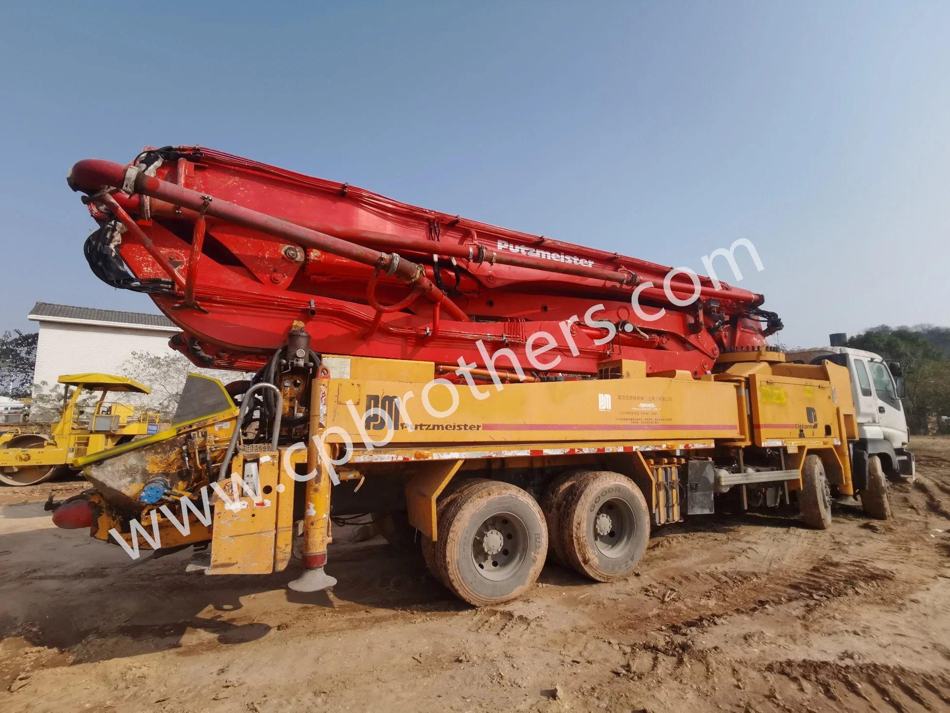 2013 Putzmeister 46m Truck Mounted Concrete Pump Recent Concrete Pump