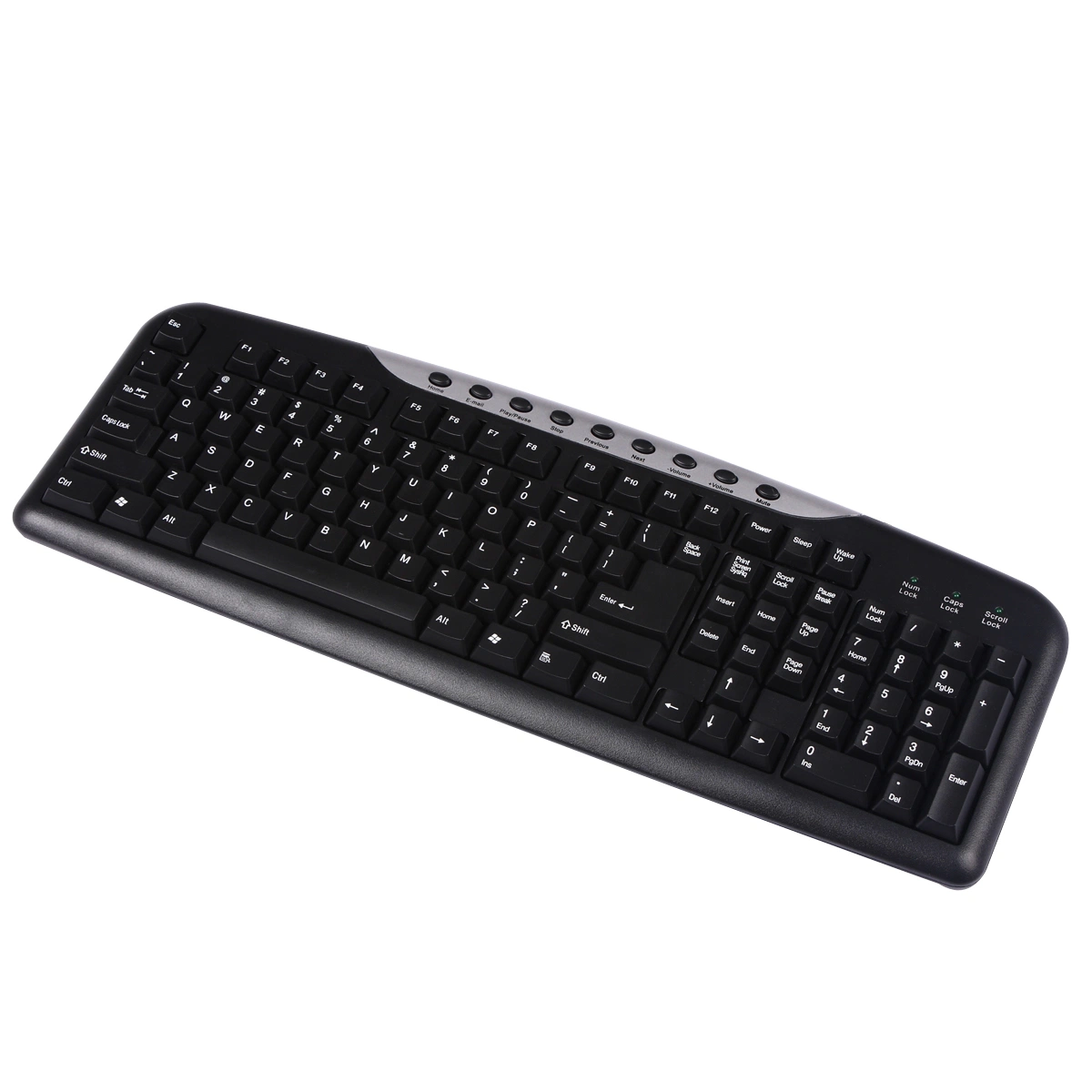 10 Multimedia Keys Keyboard for Computer