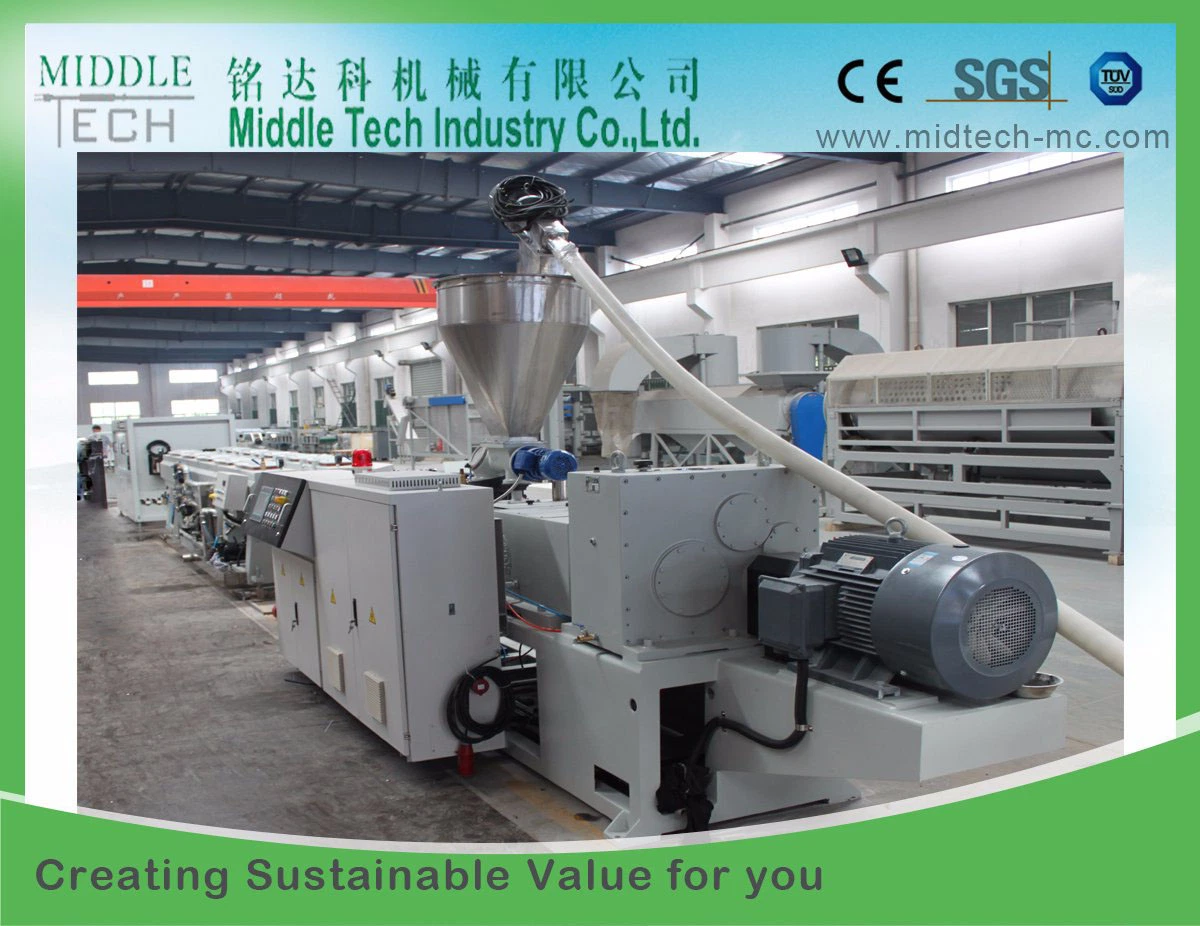 (CE standard) High Speed Plastic PVC Dual Pipe/Hose/Tube Extrusion Production Line