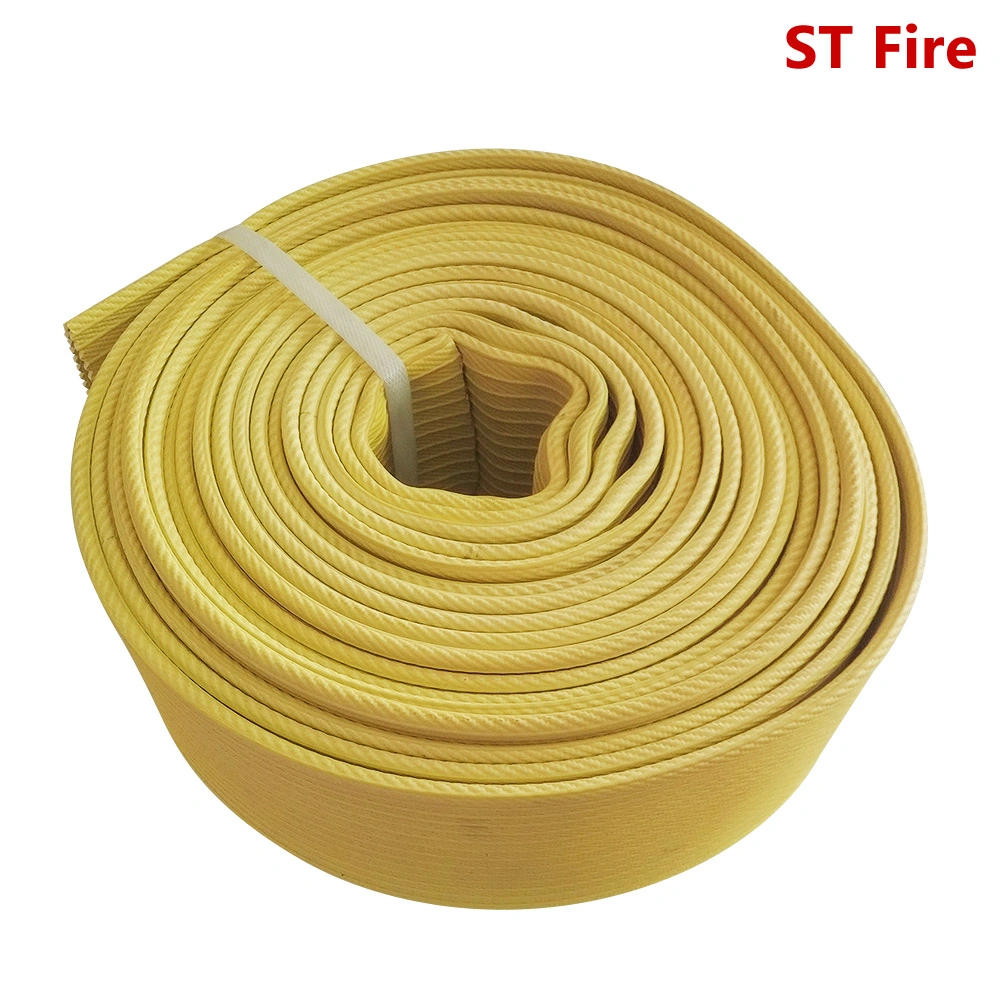 1.5''/2"/2.5"/PVC revestimiento de PU/Goma sola/ Doble Chaqueta Lienzo Precio manguera contra incendios