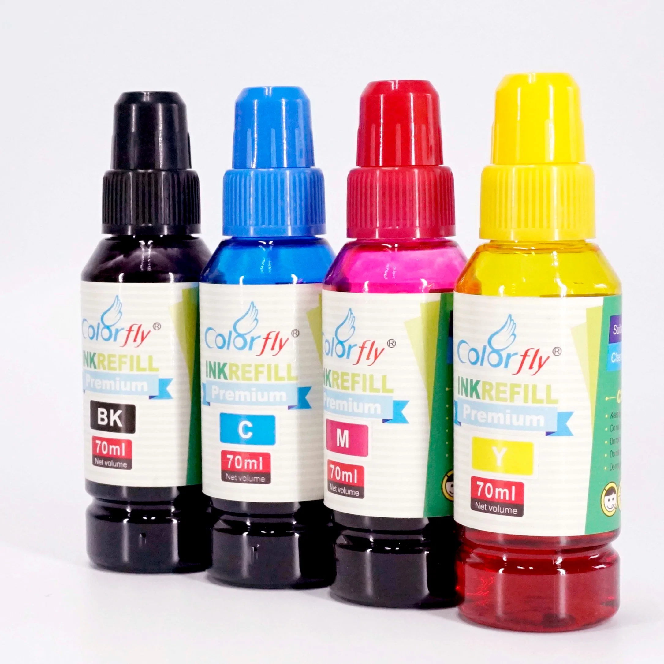 003, 102, 101, 105, 502, 504 Refill Bottle Dye Ink 70ml for Epson Ecotank Printer