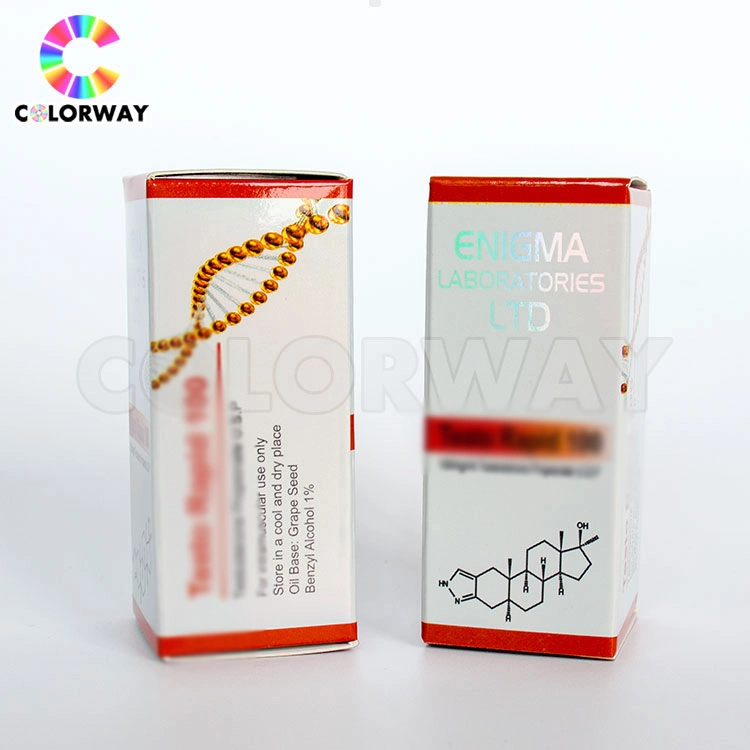 Glossy Art Paper 10ml Vials Box Glass Vials Box Packaging