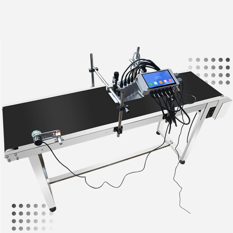 Online Industrial Automatic Expiry Date Tintenstrahldrucker mit schnelltrocknende Solvent-Tintenpatrone