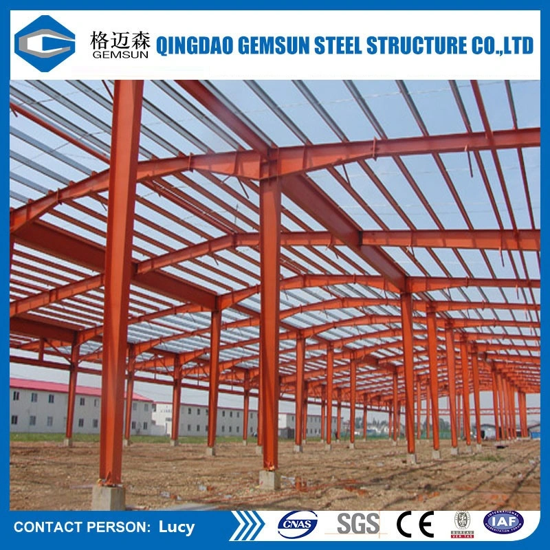 H Section Steel Beam and Galvanized/Painted Hangar/Garage/Storage/Shed Metal Construction Columns for Steel Buildings