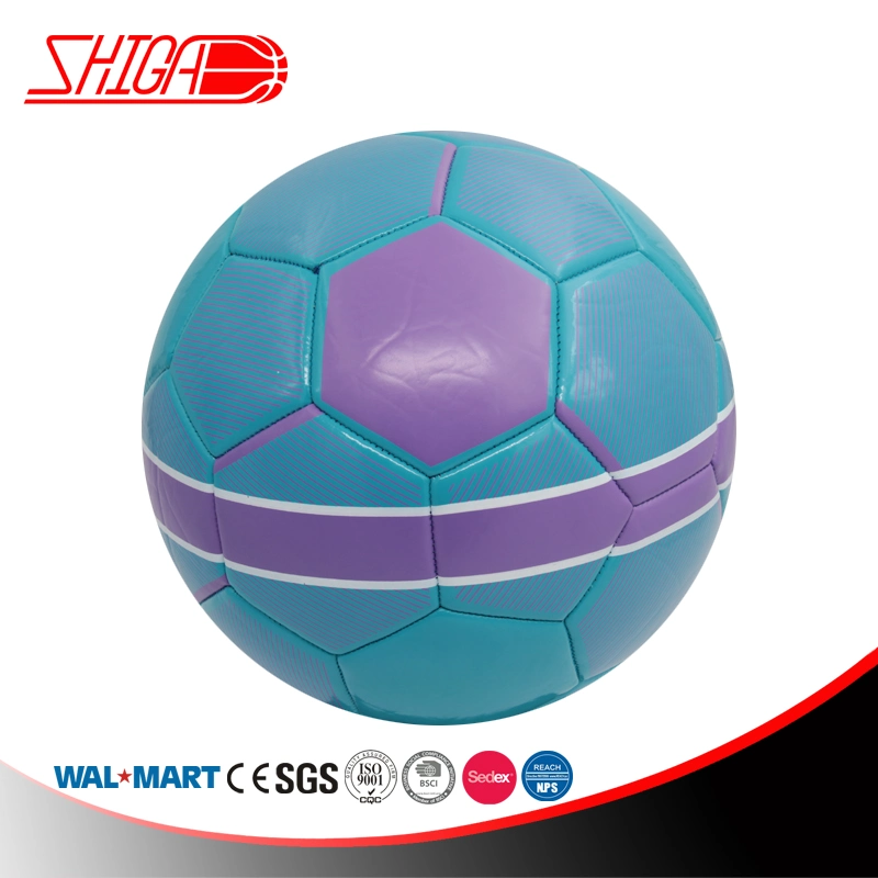 Futebol de futebol em PVC Matte de tamanho personalizado de fábrica