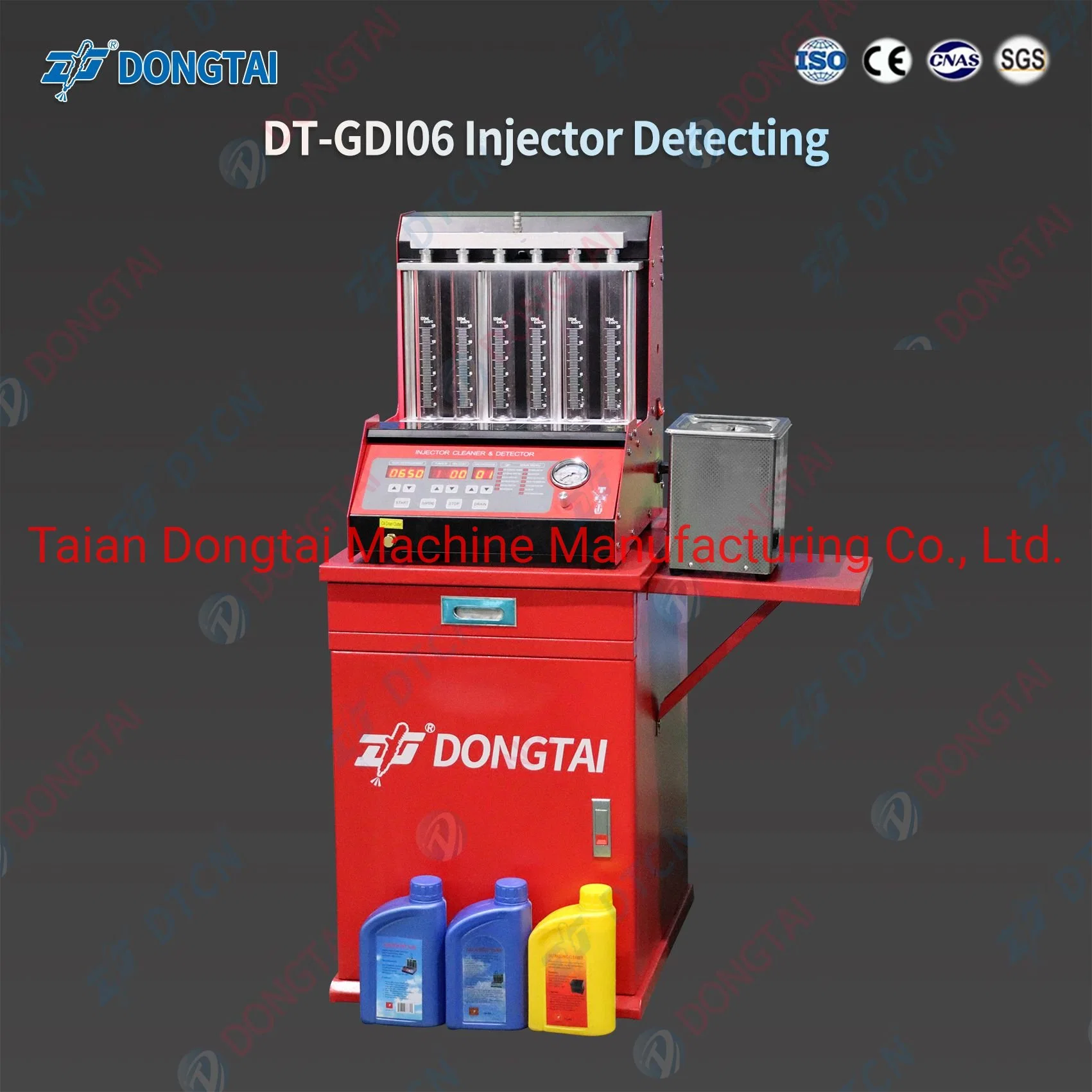 Dongtai Gdi06 Automatische Gasoline Direct &amp; Port Injection Tester für Benzin Auto Injektor Test und Ultraschall sauber Injektor Tester Und Reiniger