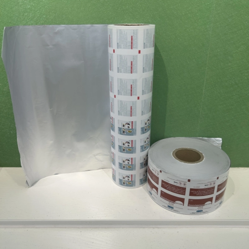 Papier médical avec film aluminium pour tampon d'alcool à 75 % Emballage