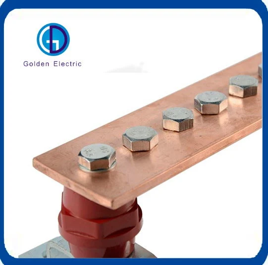 Factory Custom Logo Size High Performance Pure Copper/Tinned Copper/ Copper Clad Steel Busbar