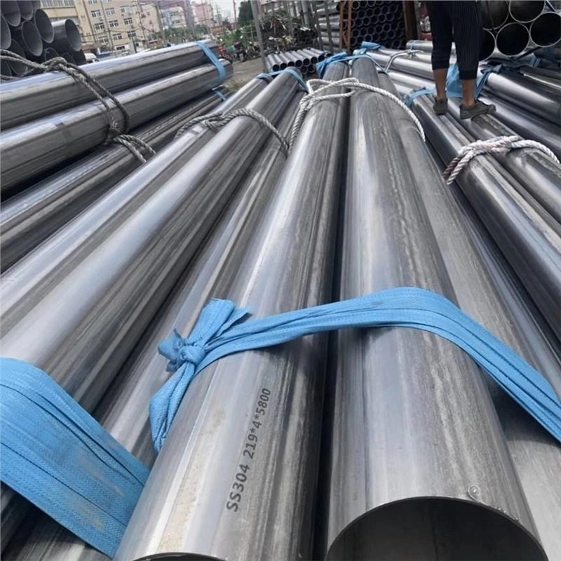 Factory Large Diameter Stainless Steel Welded Pipe Tube 304 316 304L 316L 321 Stainless Steel Pipe Tube