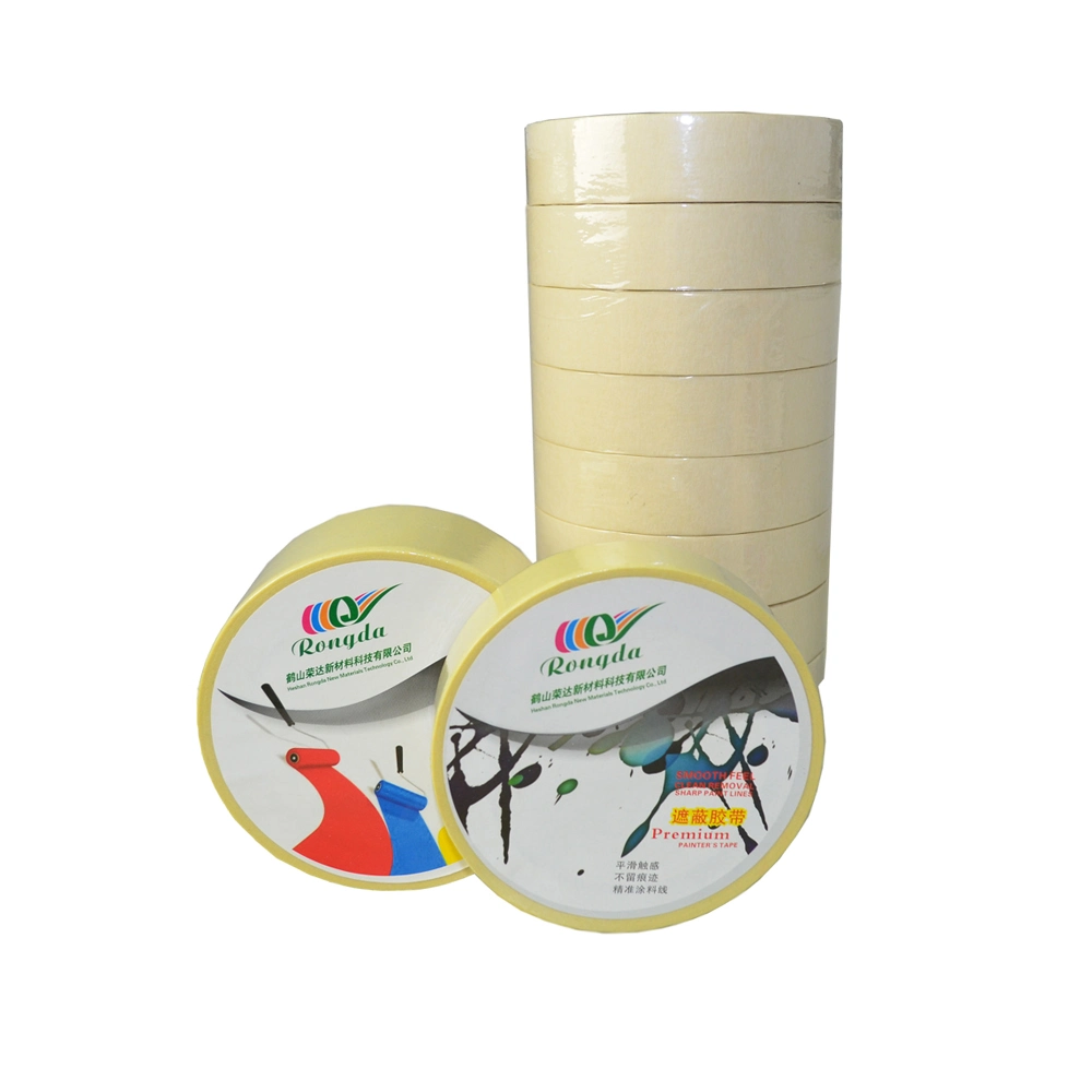 Adhesive Product Tape Heat-Resistant Auto Paint Grade Crepe Paper Masking Tape