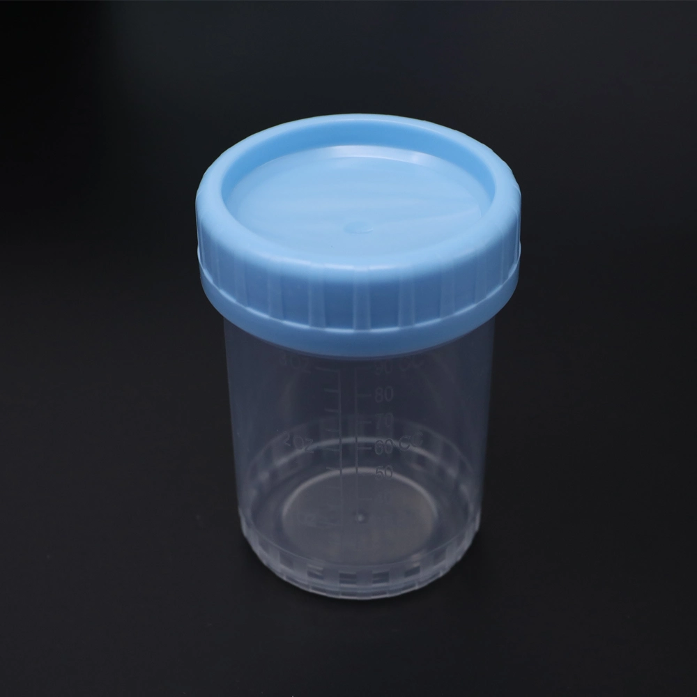 Unicolor Wholesale/Supplier Medical Test Container with Screw Cap Clear Bottle Urine Collection