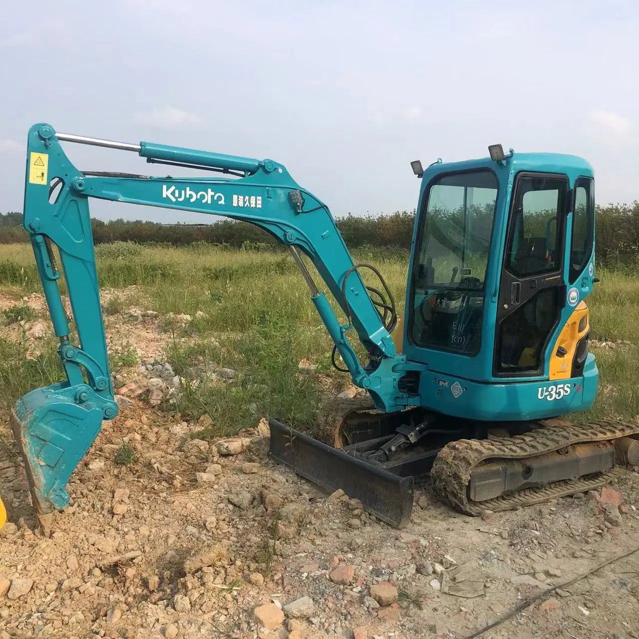 2022 de la excavadora de segunda mano usados Kubota U35s Mini excavadoras sobre orugas 3.5ton Digger