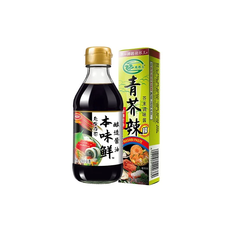 Natural Brewed Mini Togo 5ml 30ml Sachet Soy Sauce Salsa De Soja